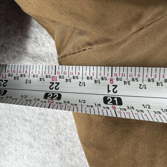 Meters/Bonwe Jacket Mens XXL‎ Full Zip Tan Brown Hooded Pockets Lined 185/104B - Picture 14 of 14